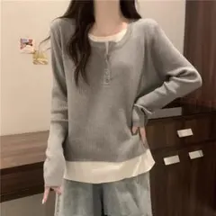 リブtシャツ