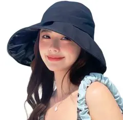 UVカット 帽子 レディース ハット UPF50+ 日焼け防止