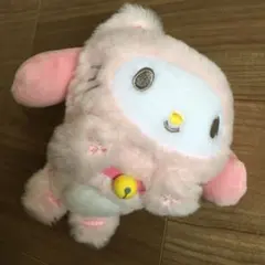 未使用　マイメロディ　サンリオ　ハッピーキャット　寝そべりぬいぐるみ