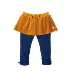 ホットビスケッツ HB スカート付きパンツ レギンス オレンジとネイビー