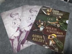 セブン コラボ クリアファイル A4 3点セット リヴァイ 進撃の巨人