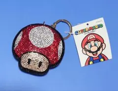 【送料無料】スーパーマリオ★スーパーキノコ⁄キーホルダーのサムネイル