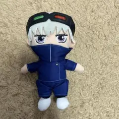 アニメキャラクター ぬいぐるみ 青いジャンプスーツ