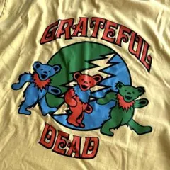 未使用タグ付き グレイトフルデッド M 綿１００%半袖両面プリントＴシャツ 黄色のサムネイル