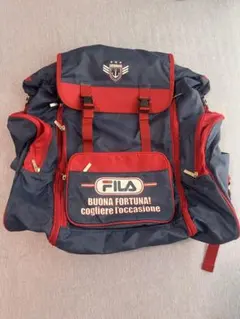 美品☆FILA テニス テニスバッグ ラケットバッグ ネイビー/レッド 