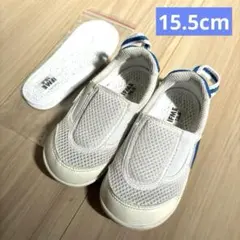 イフミー　上履き　スリッポン　15.5cm 青　ブルー　幼稚園　保育園