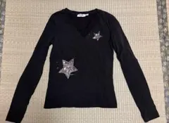 MOSCHINO JEANS ブラック長袖Tシャツ 10