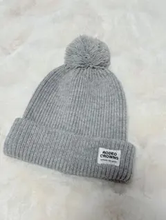 RODEO CROWNS グレー ニット帽 FREE
