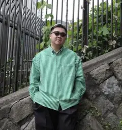 carorie ストライプシャツ