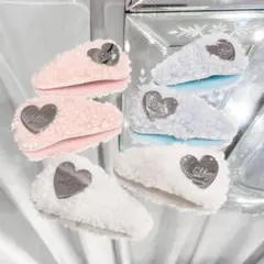 lilLilly ボアヘアピンセット ホワイト【完売品】のサムネイル