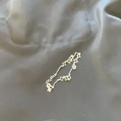 K18WG　ホワイトゴールド　クローバー ブレスレット　1g