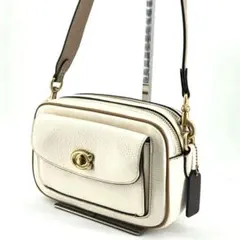 美品　COACH　コ－チ　ウィロウ　ターンロック　カメラバッグ　ショルダーバッグ