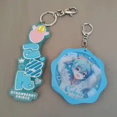 m*n様 すとぷり　ころん君　アクリルグリッターキーホルダー　ラバーネームキーホ