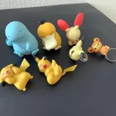 ポケモン ミニフィギュア 、指輪7個セット
