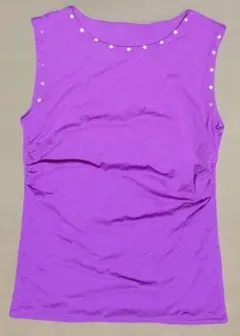 VIVA YOU パープル タンクトップ Mのサムネイル