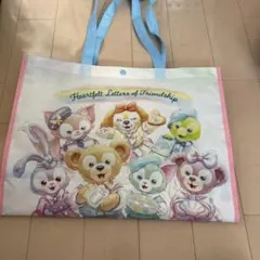 ショッピングバッグ ダッフィー ハートフェルトレターズ ディズニーシー