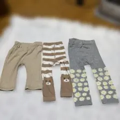ベビー ニットレギンス 3点セット