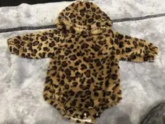 SHEIN ロンパース ベビー 冬服 豹柄