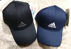 アディダスadidas キャップ 新品未使用タグ付き 同商品2色2点組セット①