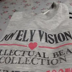 秋物処分11月30日まで！LOVELY VISION グレー長袖トレーナー