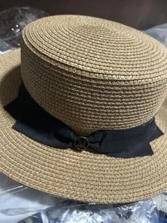夏用　麦わら帽子　レディースハット　帽子