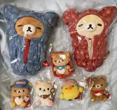 リラックマ コールマン コラボ ぬいぐるみ マスコット 7個セット お顔厳選 リラックマ コールマン コラボ ぬいぐるみ マスコット 7個セット お顔