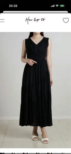 Her lip to♡Colette Puff-Dress herlipto Colette Puff-Sleeve Dress - メルカリ