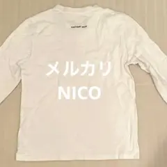 【バースデーバッシュ】ロゴ入り白ロングTシャツ