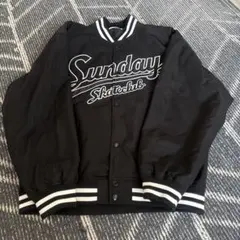 Sunday Skateclub スタジャン ブラック