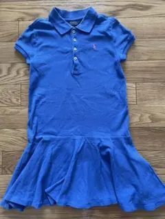 Polo Ralph Lauren 半袖ワンピース 青　ブルー
