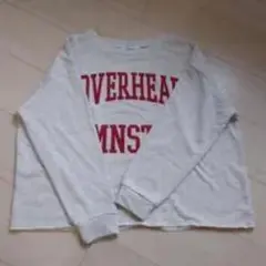 プリント 長袖Tシャツ ホワイト