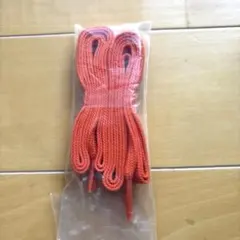 オレンジ ナイロン靴ひも 2本入り　約1.5cm