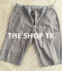 THE SHOP TK★グレー ショートパンツ ★Lポケット付きのサムネイル