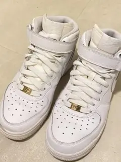 ナイキ エアフォース1 ミッド ホワイト 07
