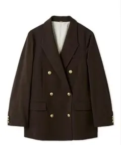 金釦ダブルブレストロングブレザー ミラオーウェン