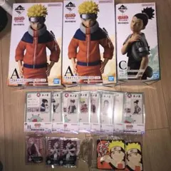 一番くじ NARUTO ナルト中忍試験編A賞うずまきナルトC賞 奈良シカマル　他