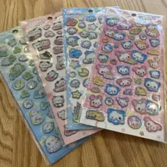 キャンディーグリッターステッカー 4枚