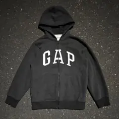 00s archive GAP zip hoodie Y2K ダークグレー