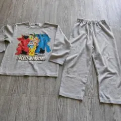 r*8様 【週末限定】ポケットモンスター パジャマセット 130cm グレー