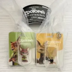 ズートピア ブリスターチャームコレクション ニック フィニック 2個セット