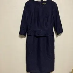 紺　ワンピース　レース　TOKYO SOIRのサムネイル