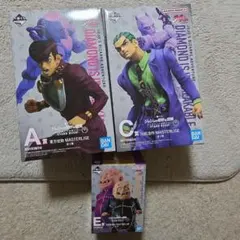 一番くじジョジョの奇妙な冒険 A賞 B賞 C賞フィギュアセット