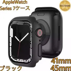 Apple Watch Series 7 ケース ブラック 41mm 45mm