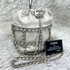CHANEL シャネル　チェーンショルダーバッグ ココマーク　巾着のサムネイル