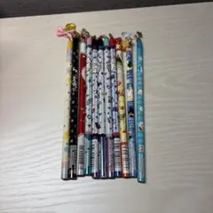 チャーム付き鉛筆/マスコット付き鉛筆/鉛筆まとめ売り/新品未使用　レトロ鉛筆のサムネイル