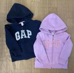 【GAP】パーカー ⭐︎2着セット⭐︎3years(ネイビー・ピンク)