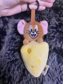 トムとジェリー キーホルダー チーズ ぬいぐるみキーホルダー　トムジェリ