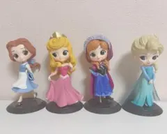 Q posket ディズニー プリンセス フィギュア 4点セットのサムネイル