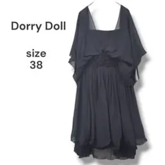 【タグ付】Dorry Doll　3way薔薇刺繍パーティードレス　M　ブラック