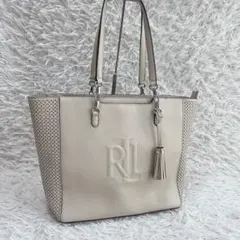 極美品 ローレンラルフローレン トートバッグ A4収納可 通勤通学 自立 レザーのサムネイル